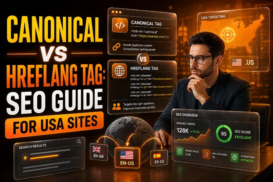 canonical vs hreflang tag